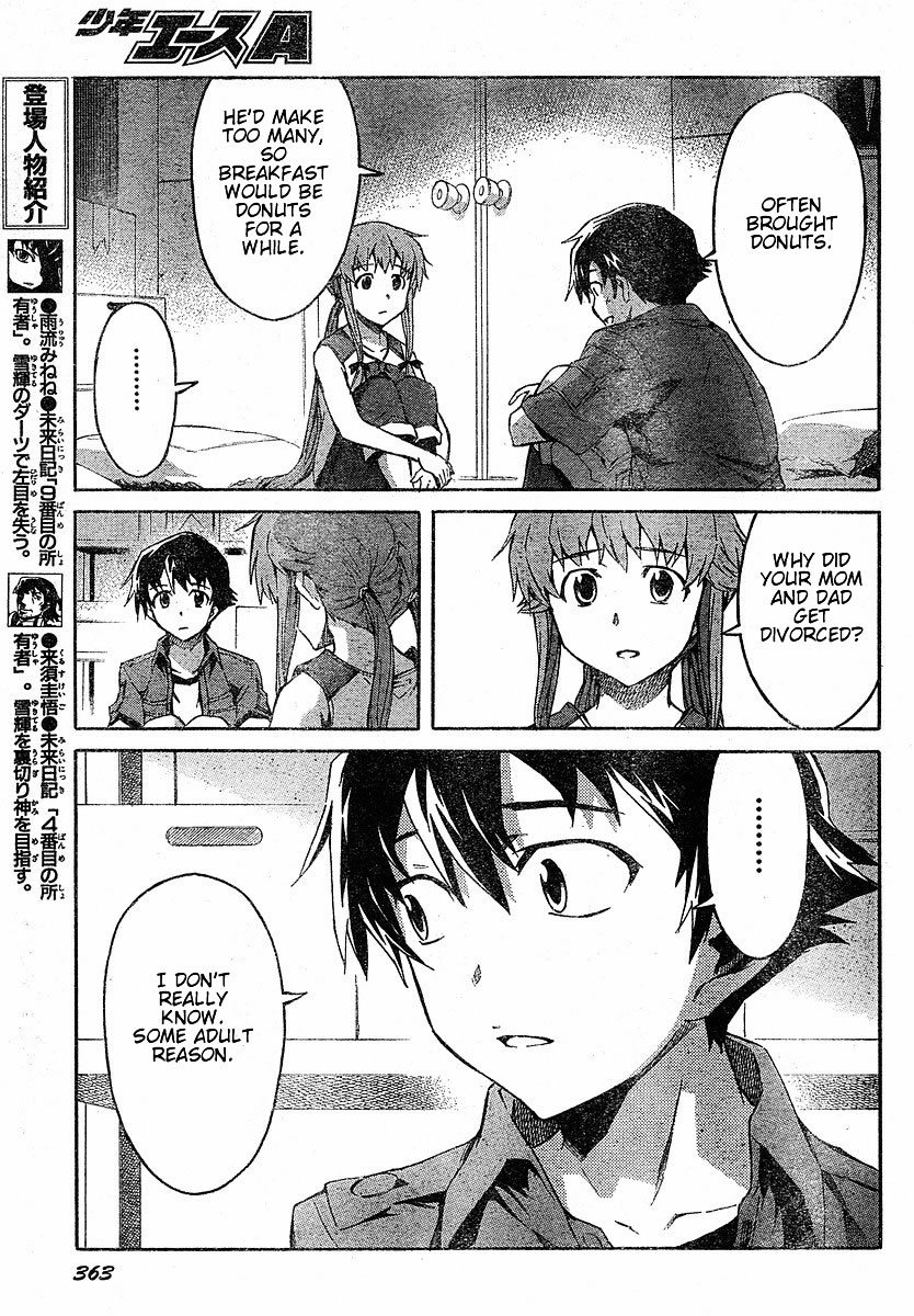 Mirai Nikki Chapter 21 page 8 - Chapter 21: Their Dilemma