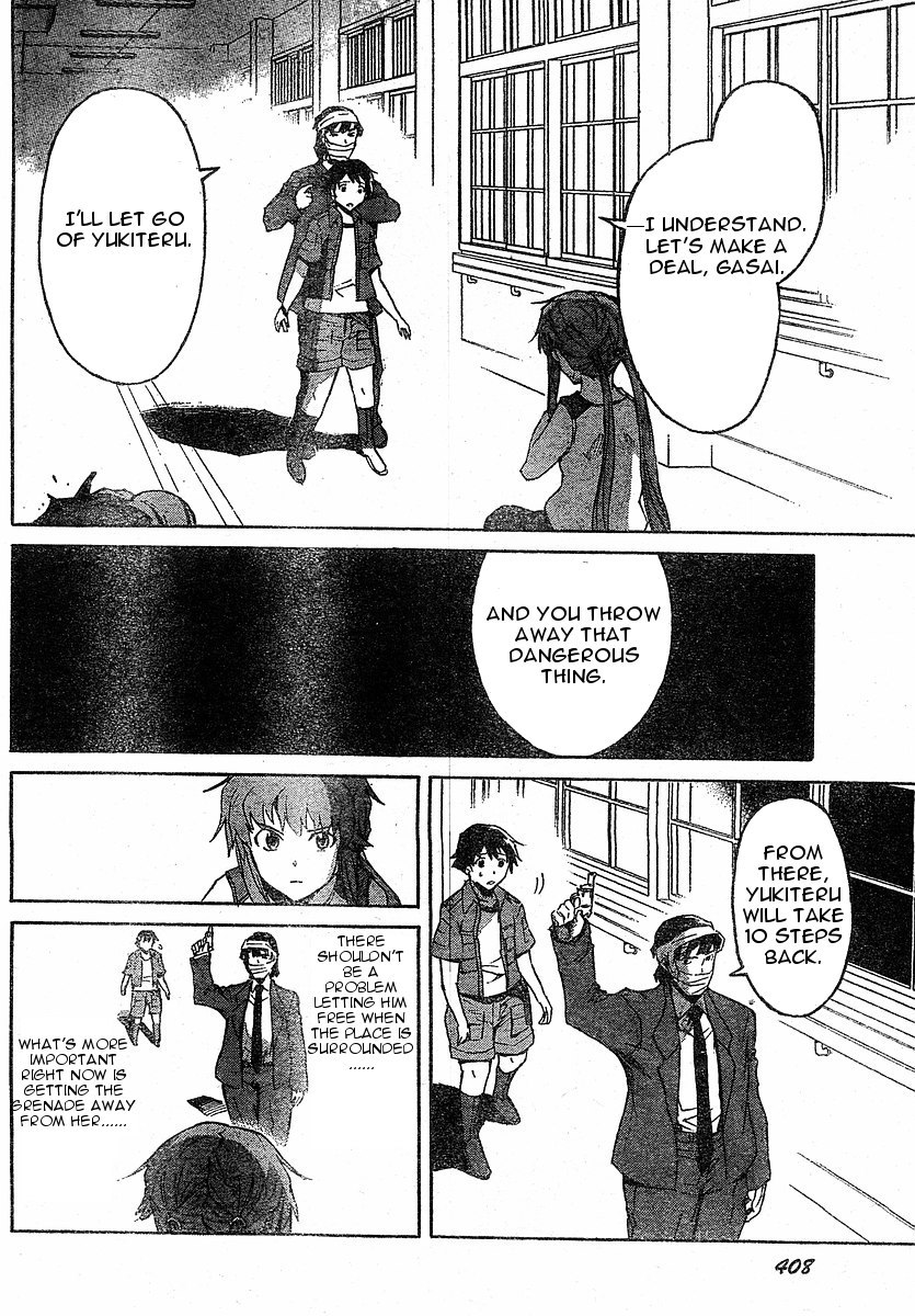 Mirai Nikki Chapter 22 page 31 - Chapter 22: Adult's Power, Children's Power
