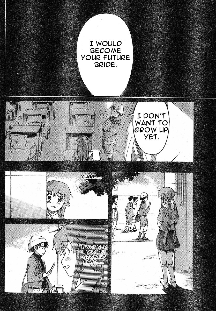 Mirai Nikki Chapter 22 page 33 - Chapter 22: Adult's Power, Children's Power