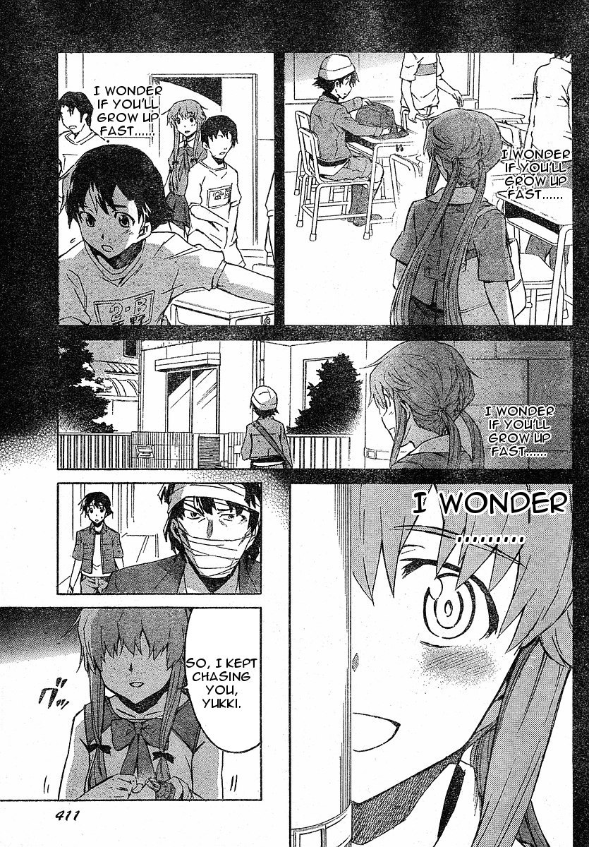 Mirai Nikki Chapter 22 page 34 - Chapter 22: Adult's Power, Children's Power