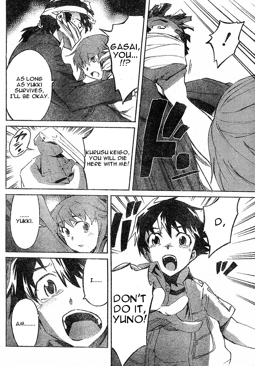Mirai Nikki Chapter 22 page 36 - Chapter 22: Adult's Power, Children's Power
