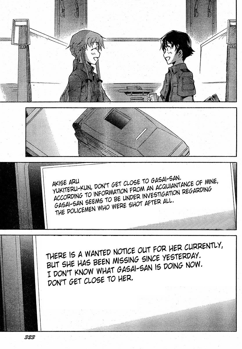 Mirai Nikki Chapter 23 page 36 - Chapter 23: The Ending World