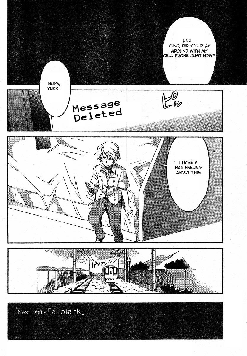 Mirai Nikki Chapter 23 page 37 - Chapter 23: The Ending World