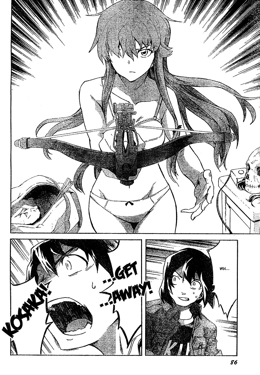 Mirai Nikki Chapter 26 page 20 - Chapter 26: 8th's Propagation Club