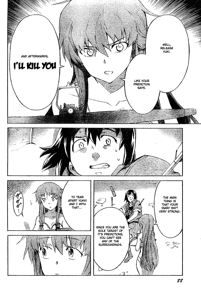 Mirai Nikki Chapter 26 page 22 - Chapter 26: 8th's Propagation Club