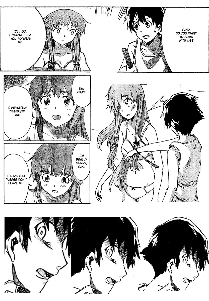 Mirai Nikki Chapter 26 page 35 - Chapter 26: 8th's Propagation Club