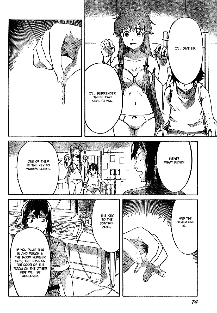 Mirai Nikki Chapter 26 page 8 - Chapter 26: 8th's Propagation Club