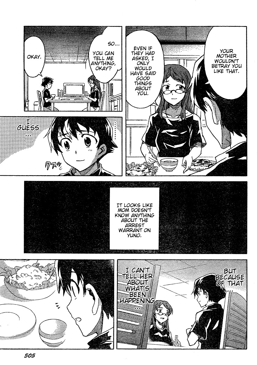 Mirai Nikki Chapter 27 page 20 - Chapter 27: Yukiteru Accelerates