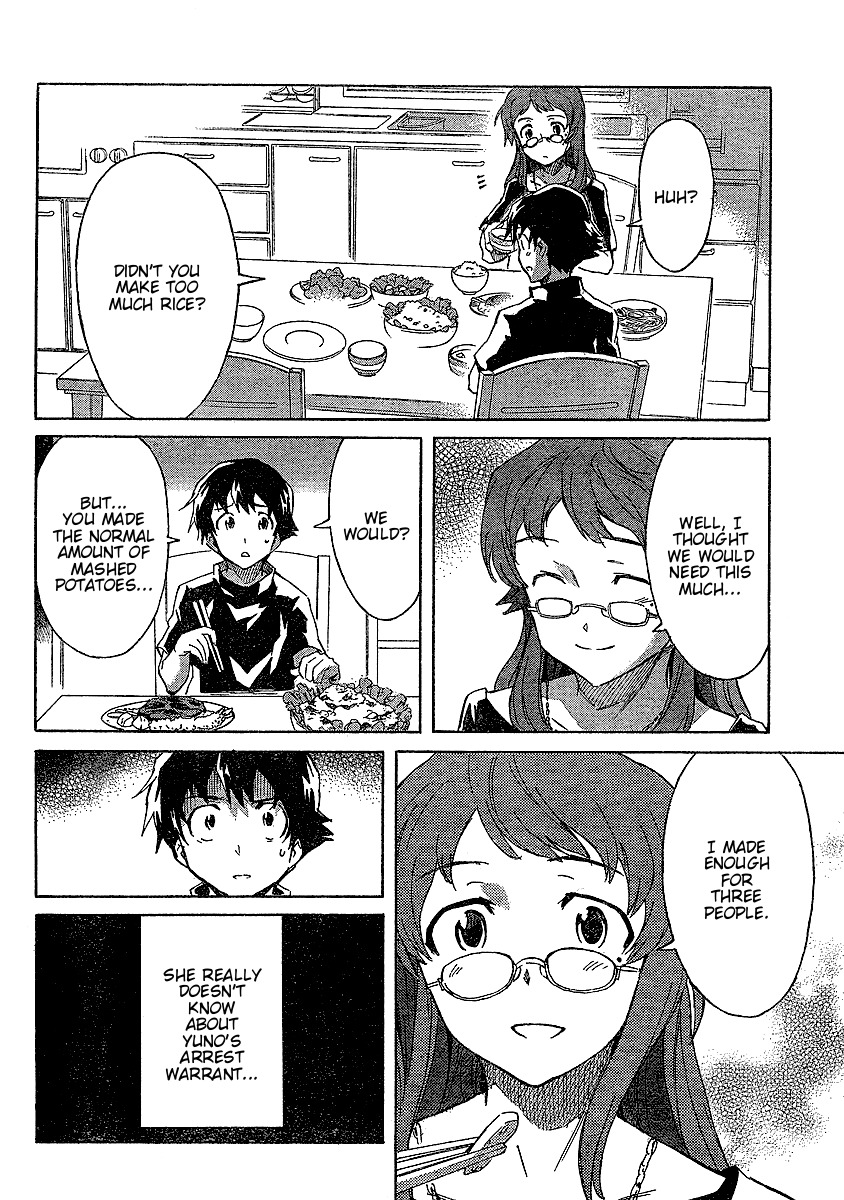 Mirai Nikki Chapter 27 page 21 - Chapter 27: Yukiteru Accelerates