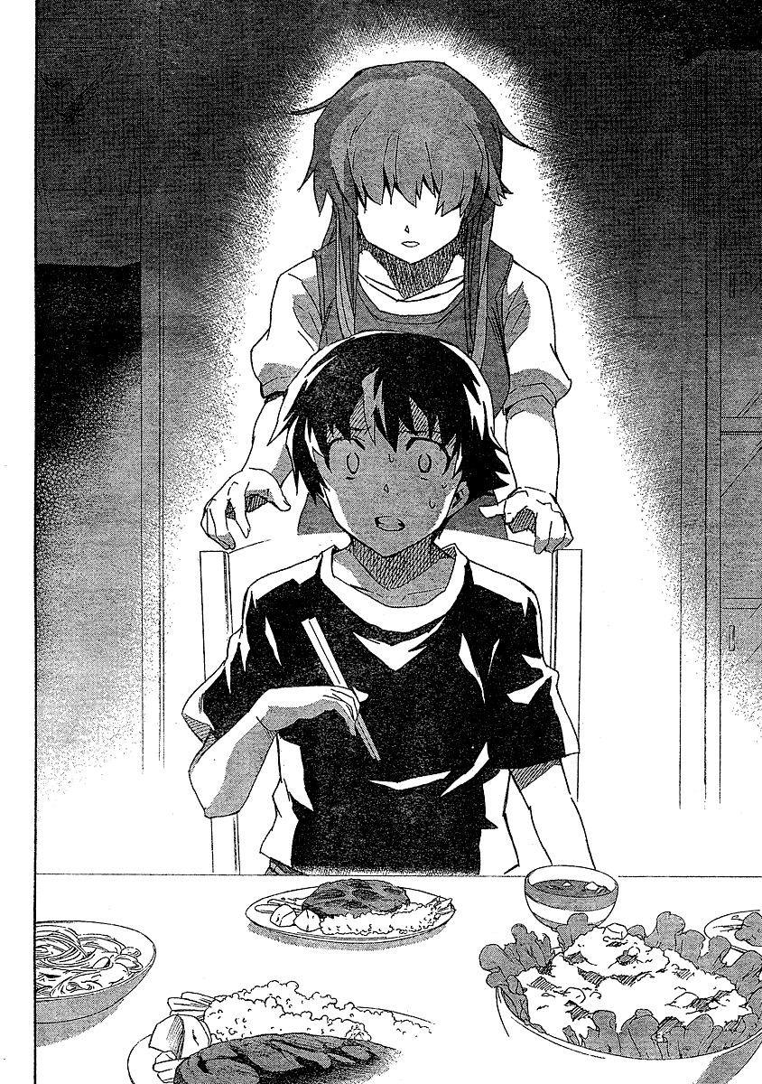 Mirai Nikki Chapter 27 page 23 - Chapter 27: Yukiteru Accelerates