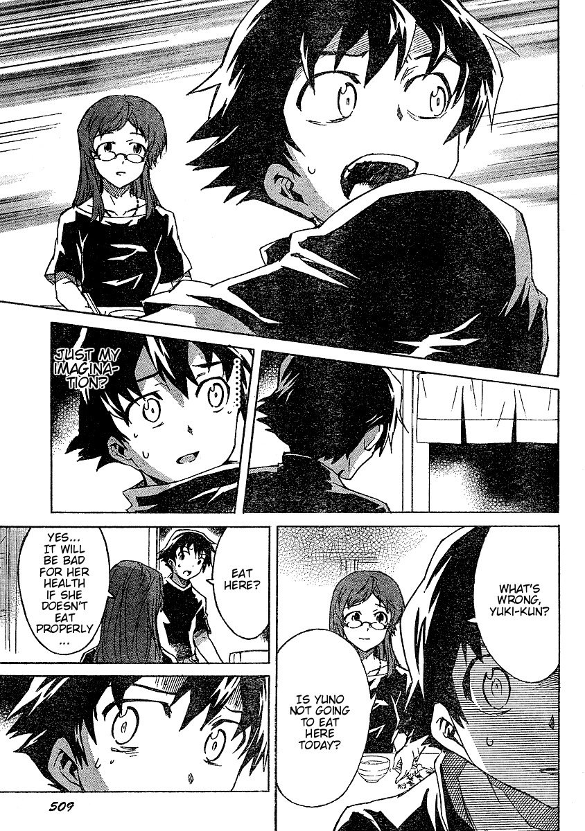 Mirai Nikki Chapter 27 page 24 - Chapter 27: Yukiteru Accelerates