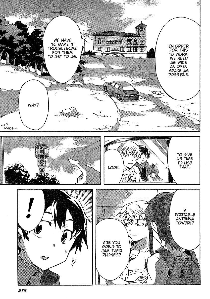 Mirai Nikki Chapter 27 page 28 - Chapter 27: Yukiteru Accelerates