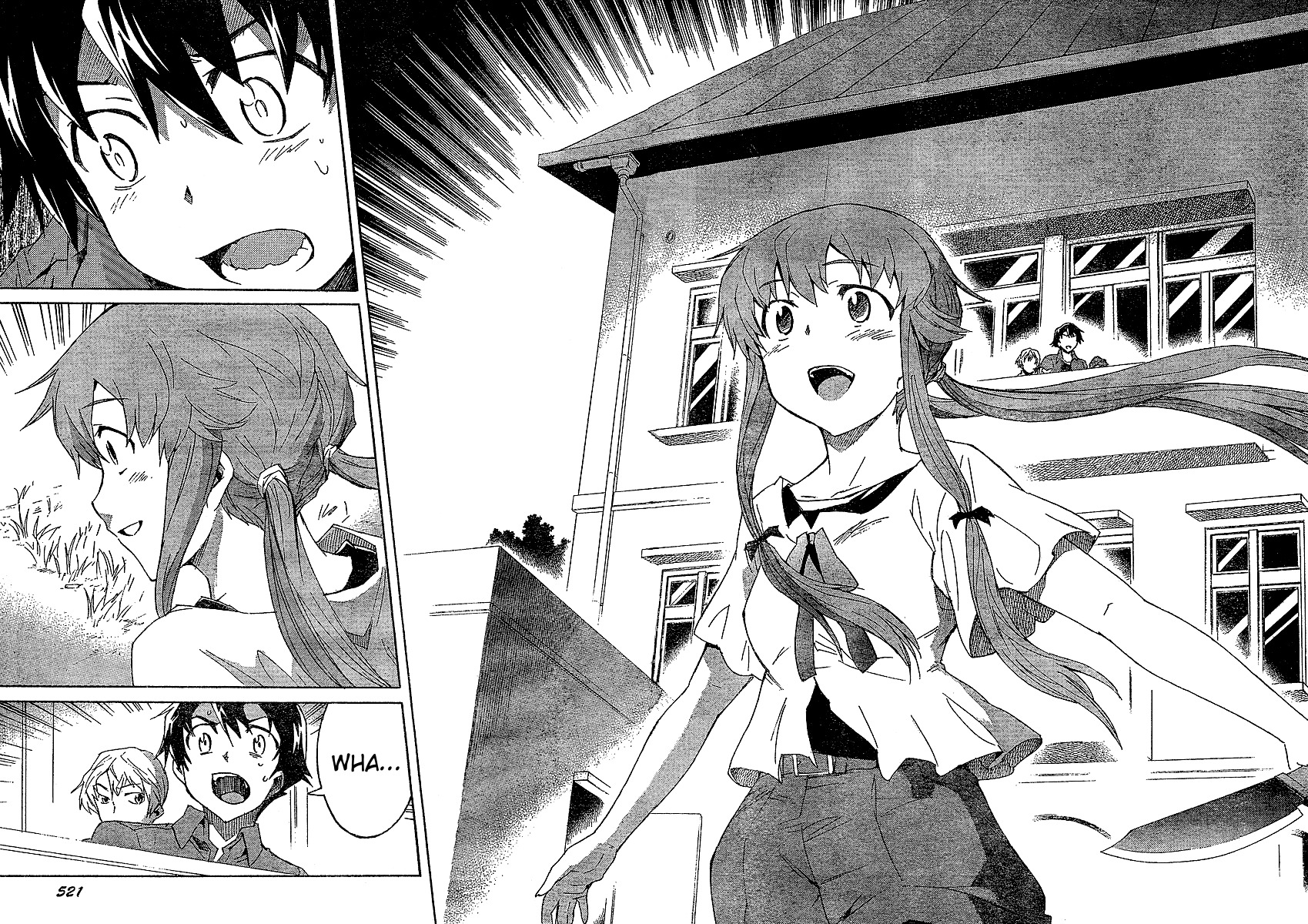 Mirai Nikki Chapter 27 page 35 - Chapter 27: Yukiteru Accelerates