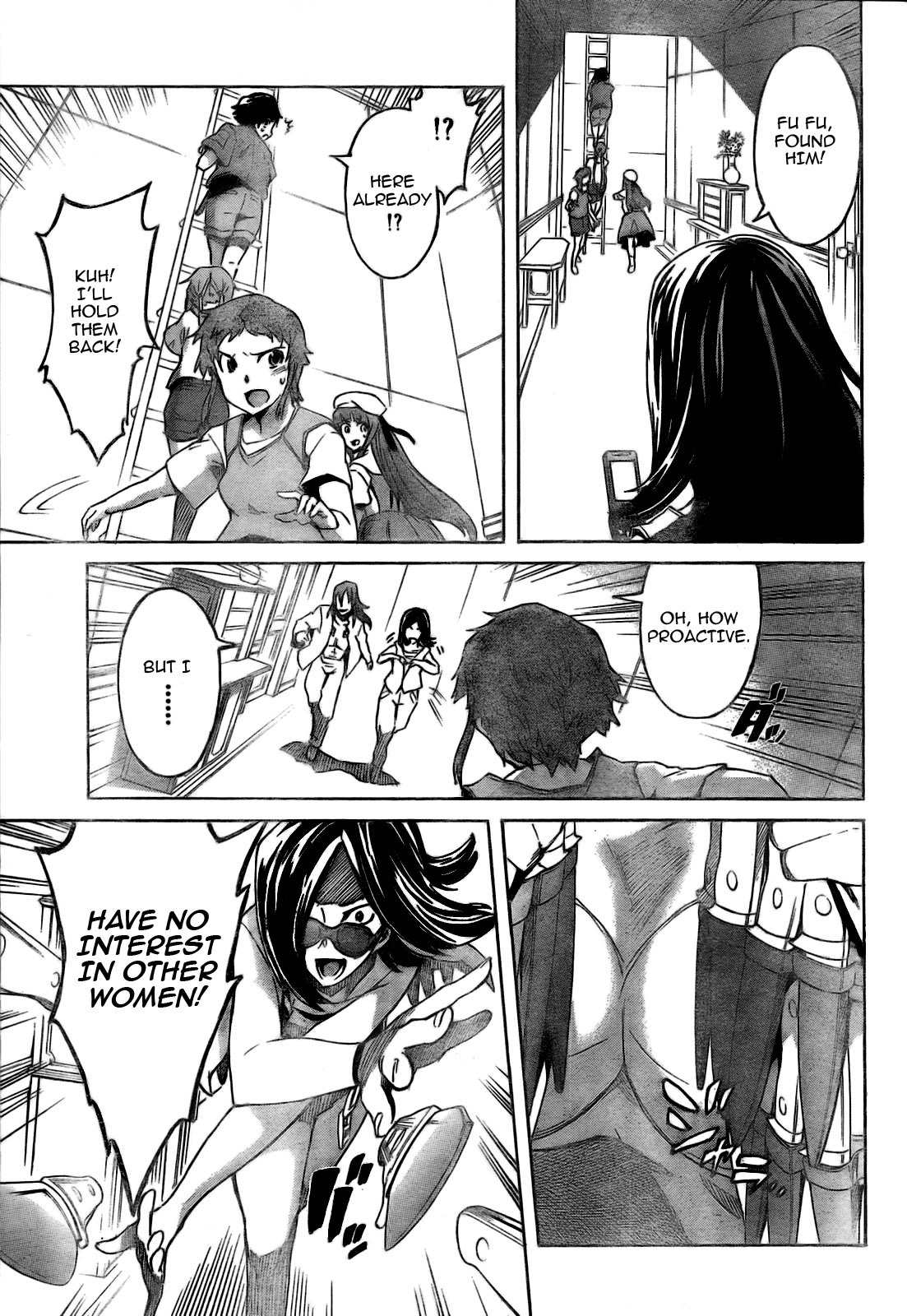 Mirai Nikki Chapter 28 page 14 - Chapter 28: Dummy Game