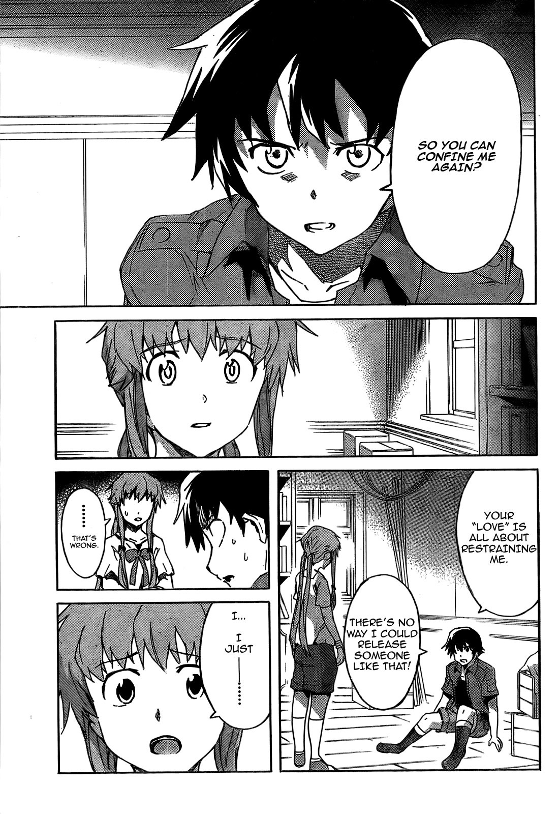 Mirai Nikki Chapter 28 page 20 - Chapter 28: Dummy Game