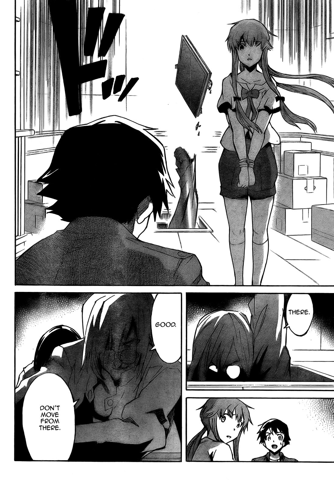 Mirai Nikki Chapter 28 page 21 - Chapter 28: Dummy Game