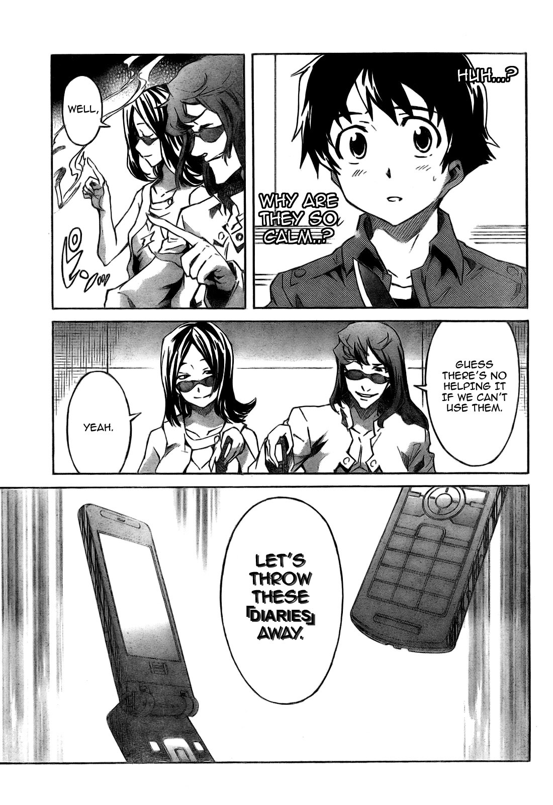 Mirai Nikki Chapter 28 page 27 - Chapter 28: Dummy Game