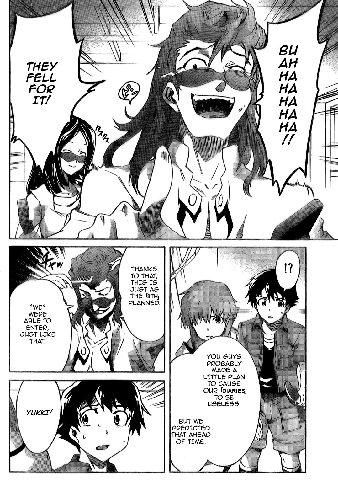 Mirai Nikki Chapter 28 page 29 - Chapter 28: Dummy Game