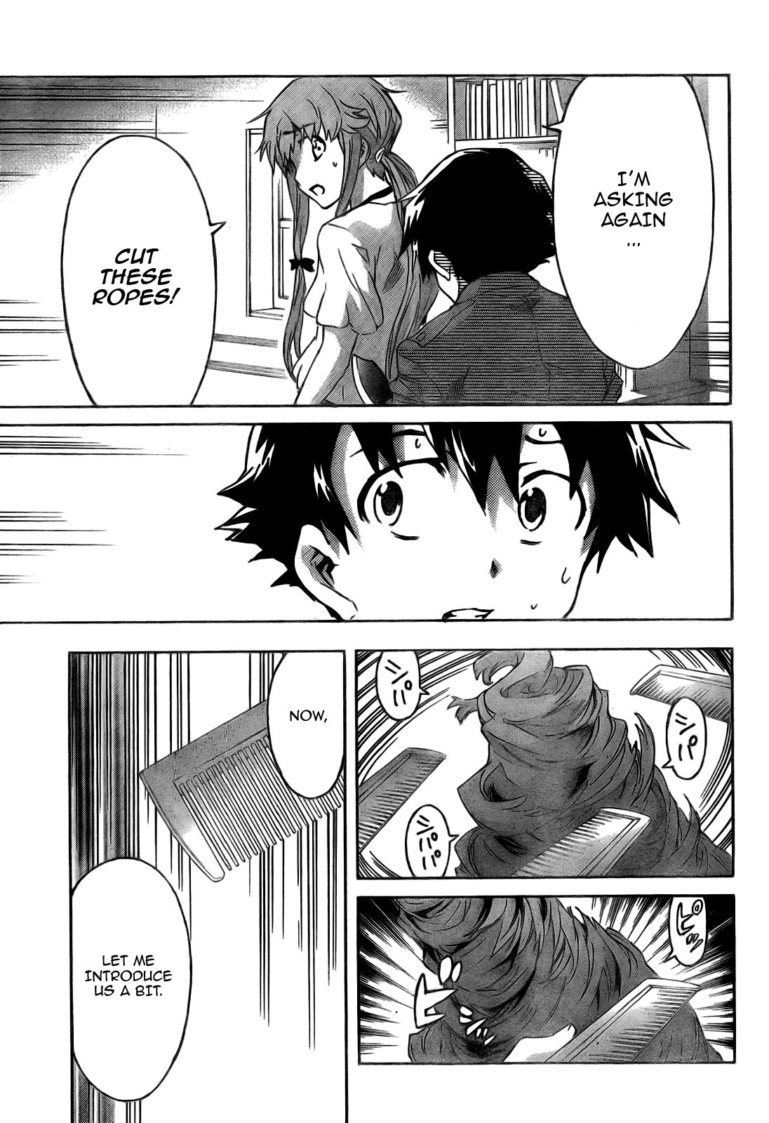 Mirai Nikki Chapter 28 page 30 - Chapter 28: Dummy Game
