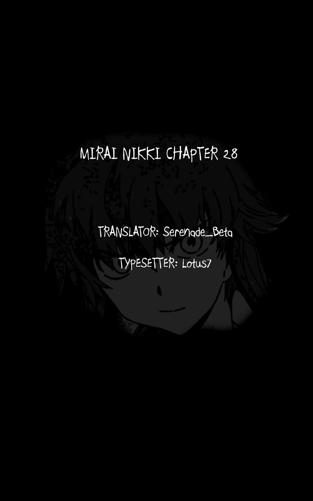 Mirai Nikki Chapter 28 page 37 - Chapter 28: Dummy Game