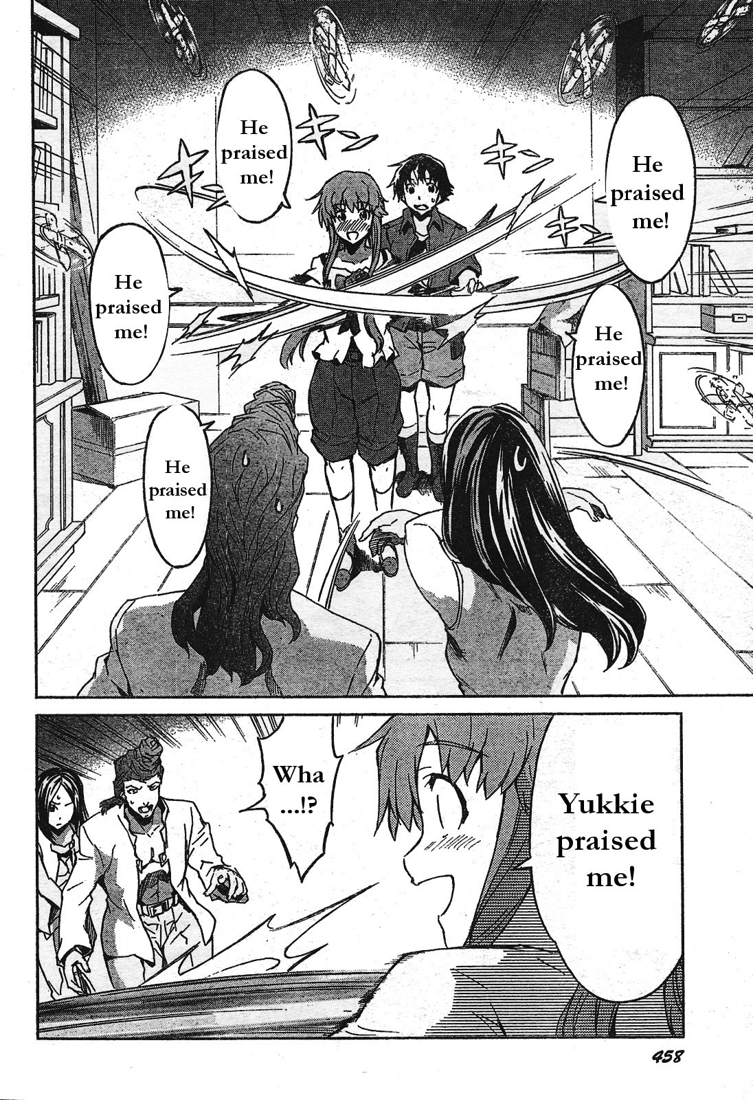 Mirai Nikki Chapter 29 page 10 - Chapter 29: Dance of Fresh Blood