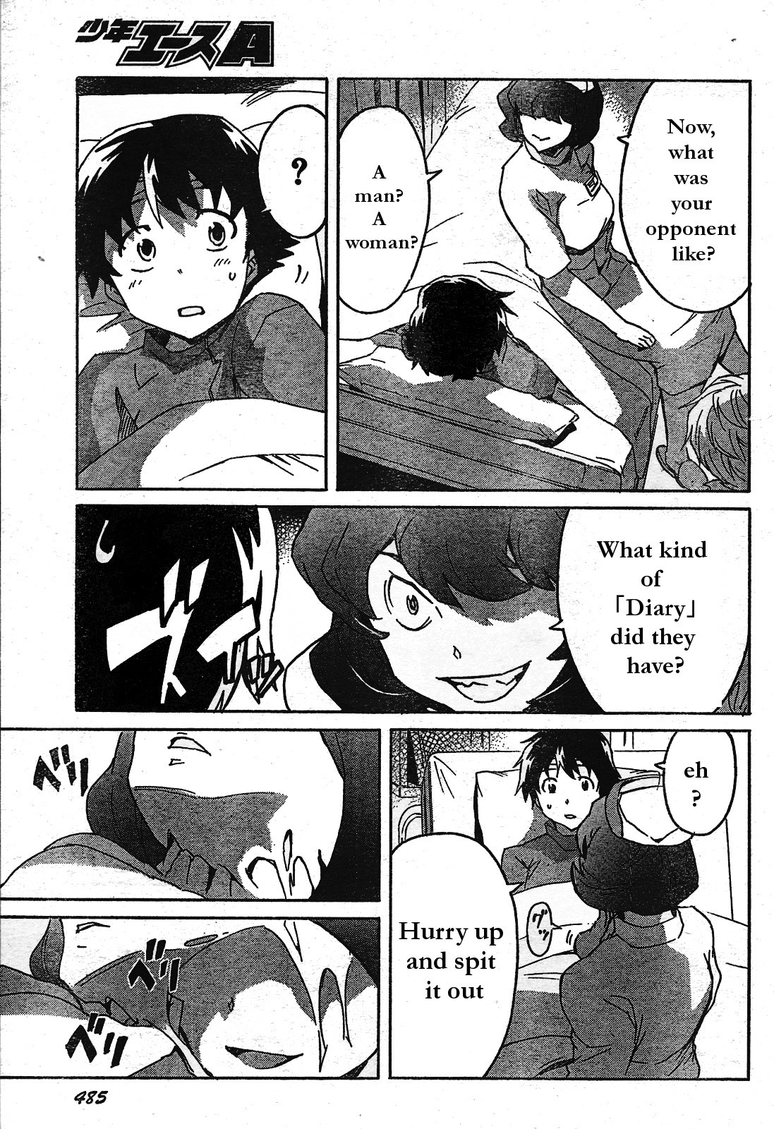Mirai Nikki Chapter 29 page 36 - Chapter 29: Dance of Fresh Blood