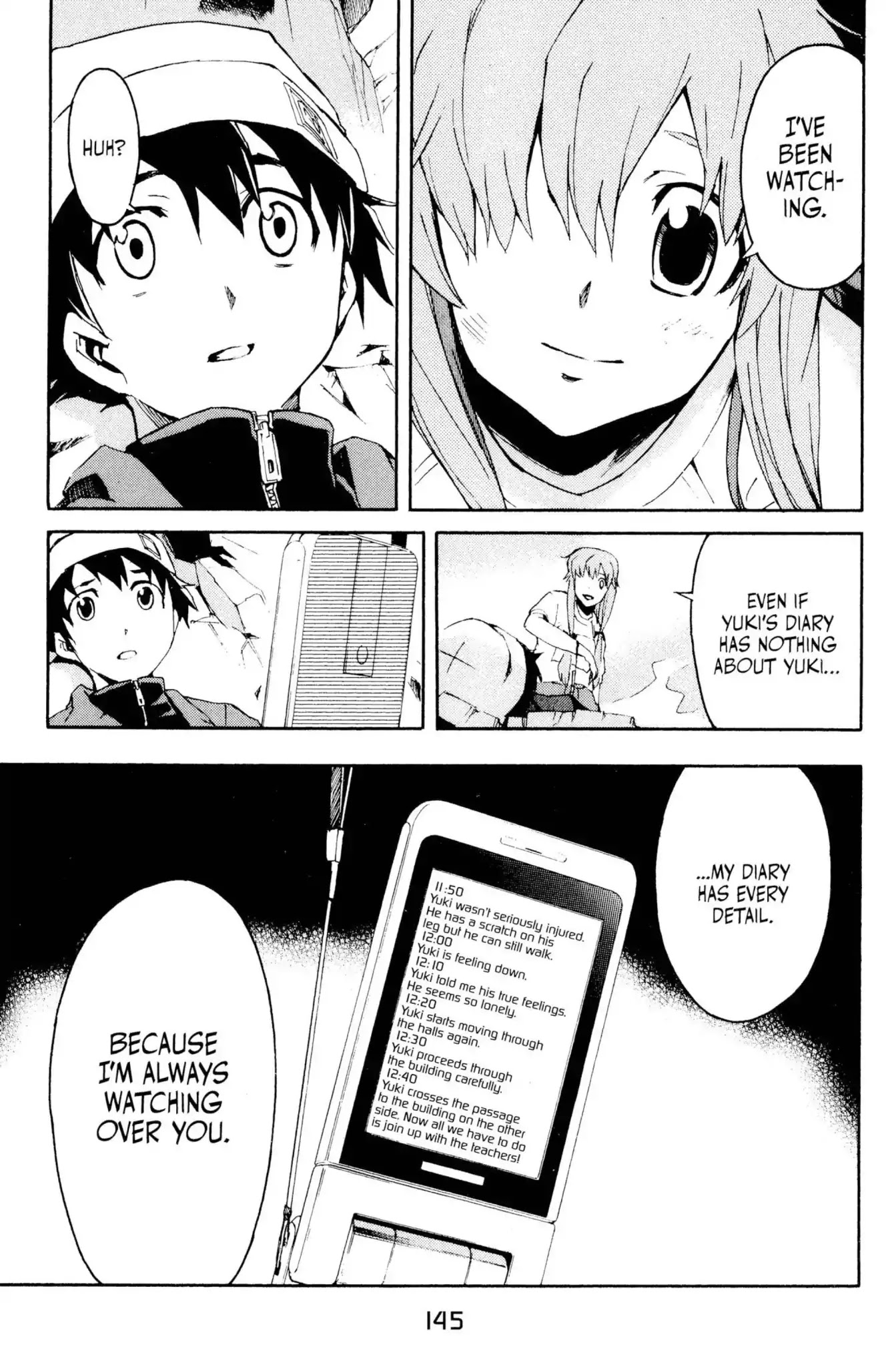 Mirai Nikki Chapter 3 page 19 - Chapter 3: Vol.1 Diary 3: Heart Bomb