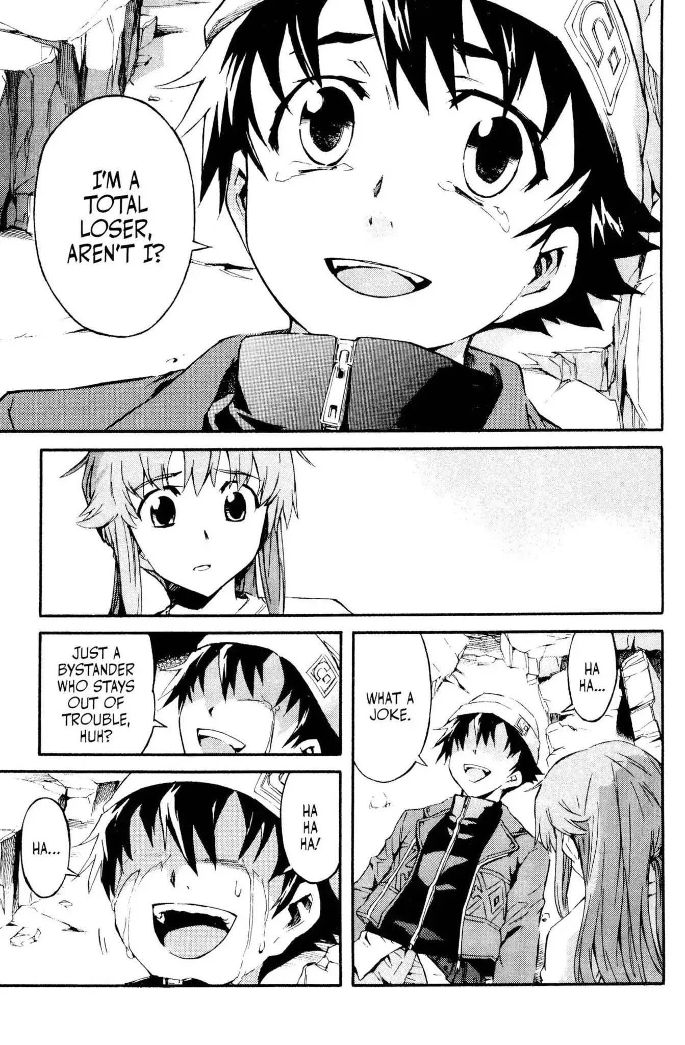 Mirai Nikki Chapter 3 page 21 - Chapter 3: Vol.1 Diary 3: Heart Bomb