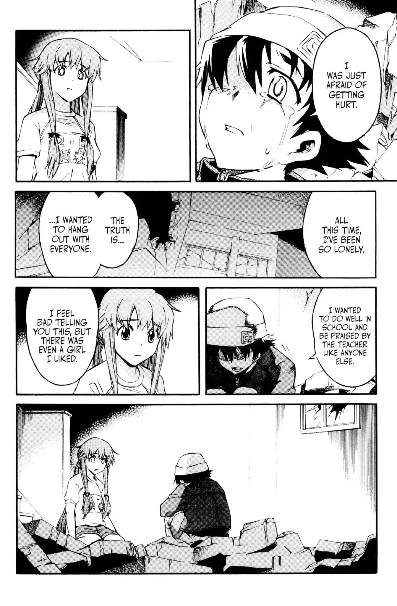 Mirai Nikki Chapter 3 page 22 - Chapter 3: Vol.1 Diary 3: Heart Bomb