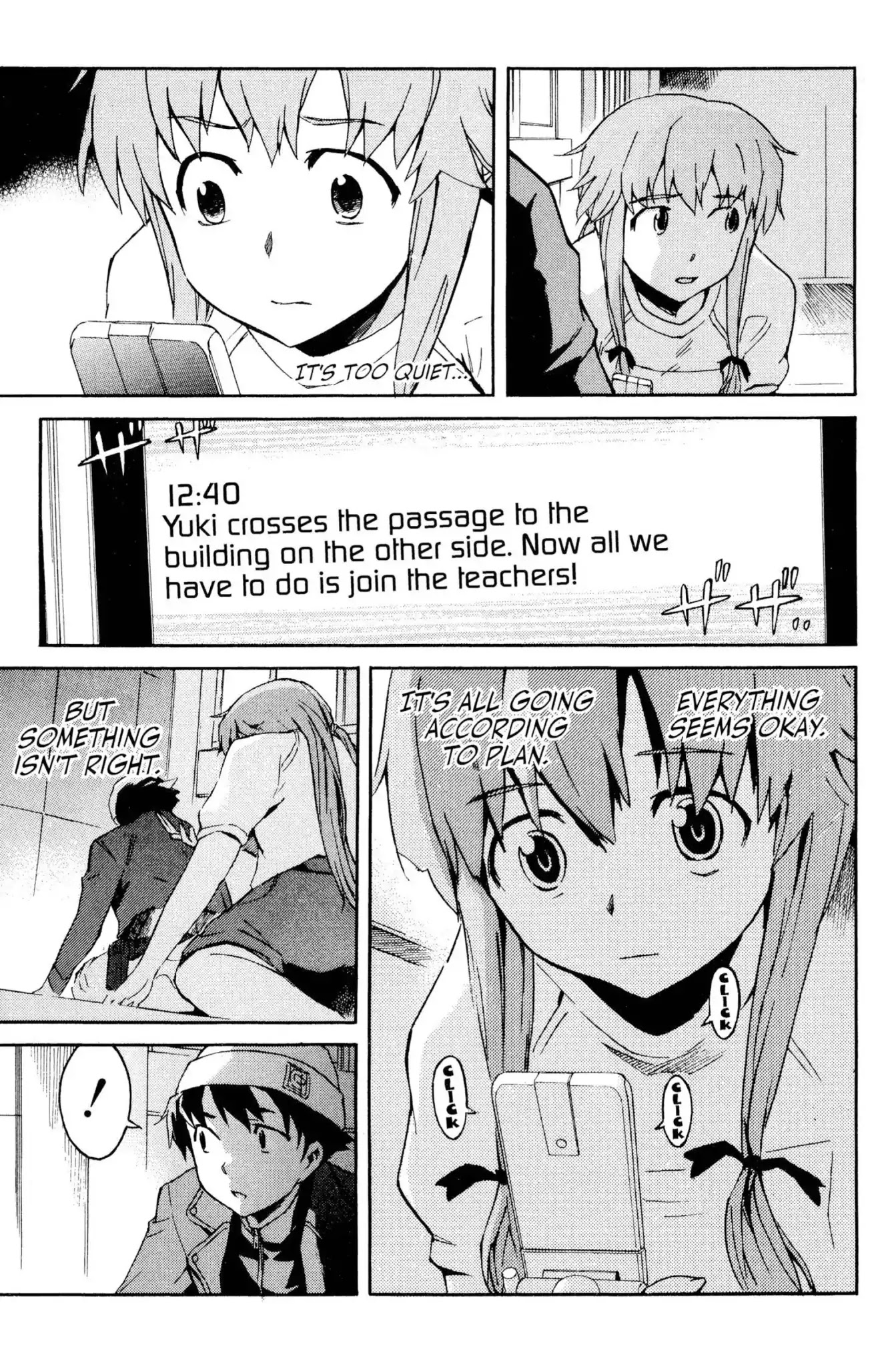 Mirai Nikki Chapter 3 page 29 - Chapter 3: Vol.1 Diary 3: Heart Bomb