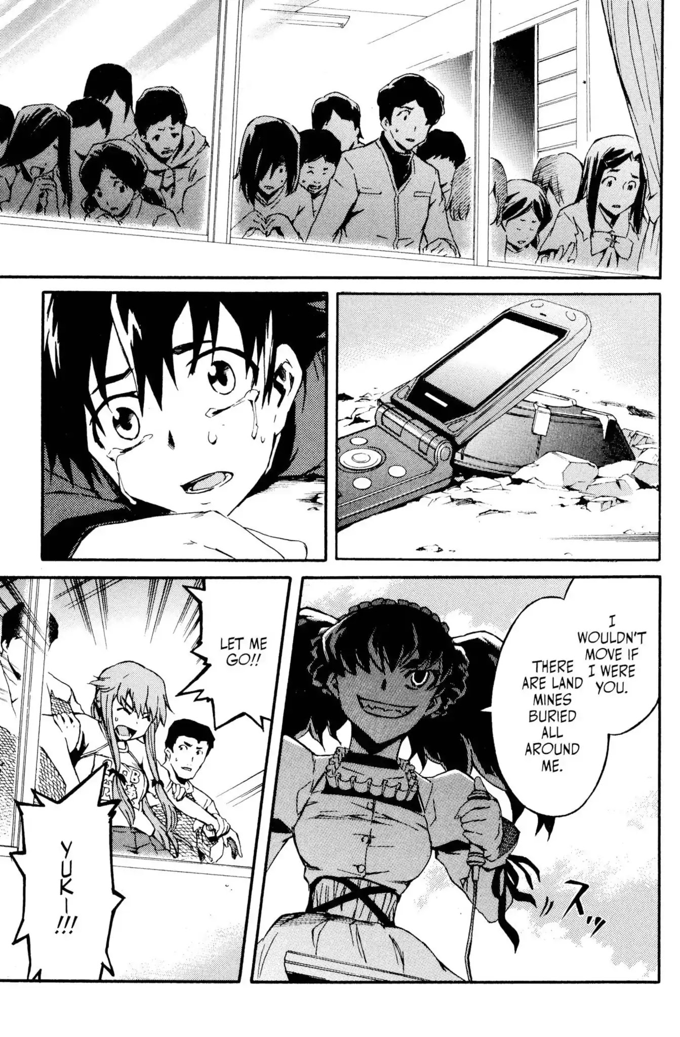 Mirai Nikki Chapter 3 page 37 - Chapter 3: Vol.1 Diary 3: Heart Bomb