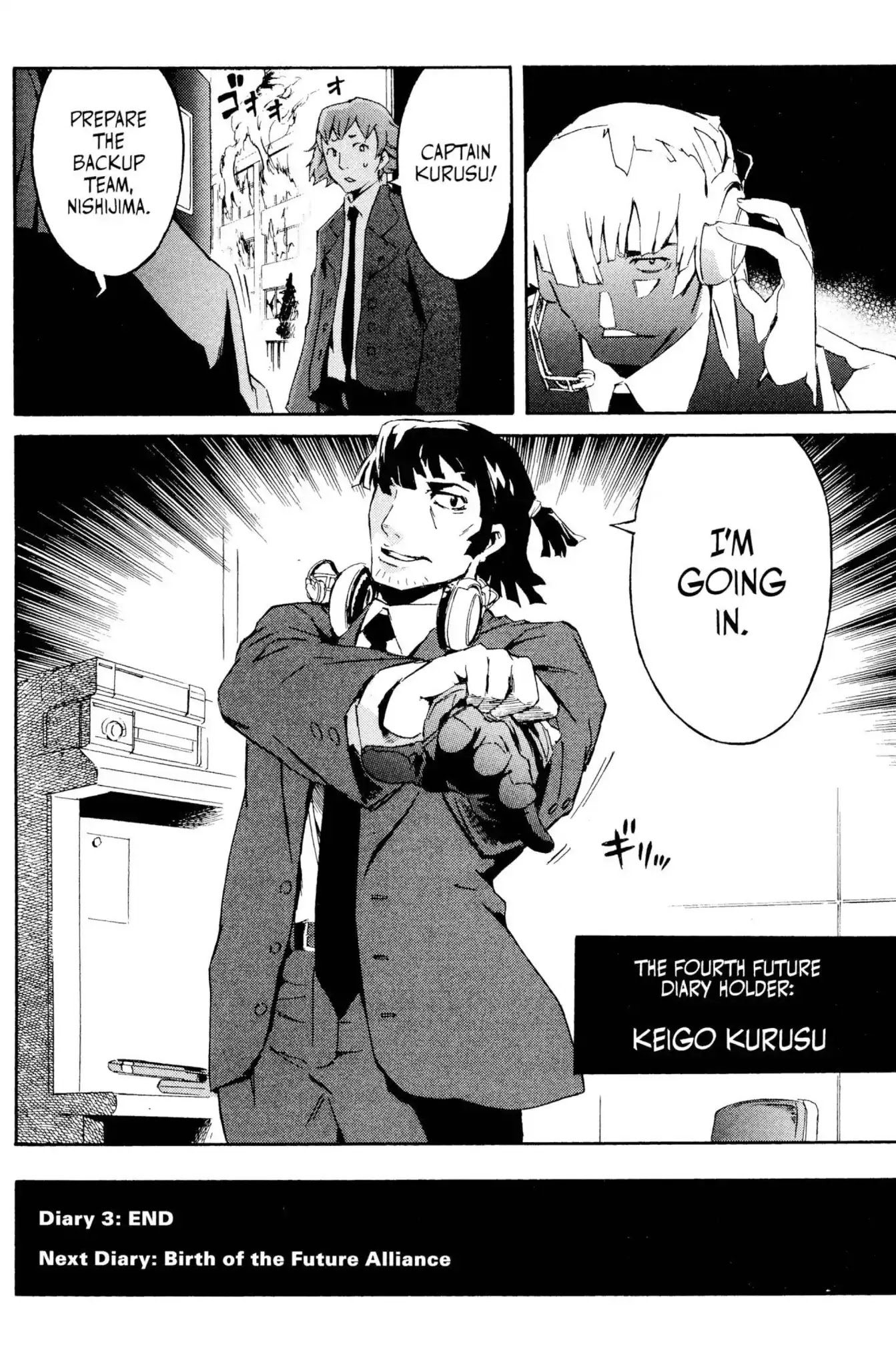 Mirai Nikki Chapter 3 page 44 - Chapter 3: Vol.1 Diary 3: Heart Bomb