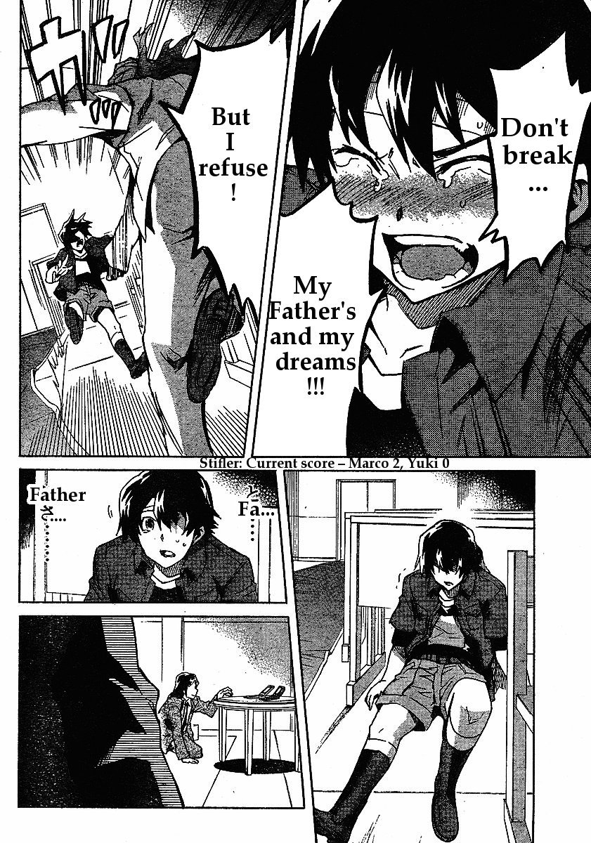 Mirai Nikki Chapter 31 page 21 - Chapter 31: Fissure