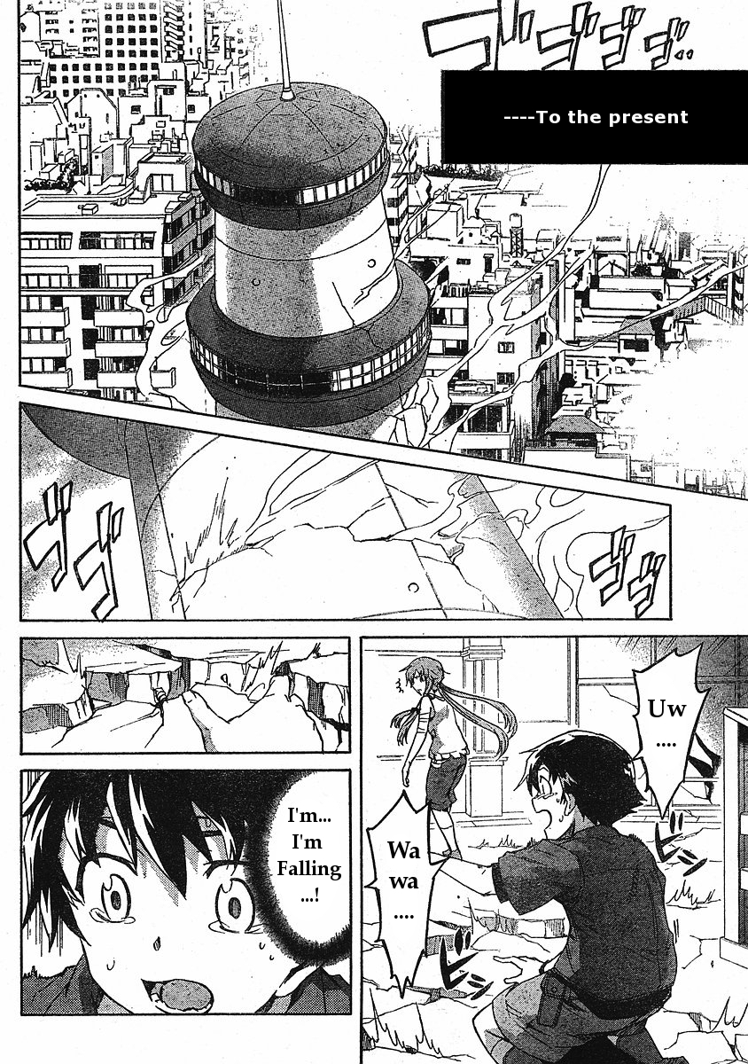 Mirai Nikki Chapter 32 page 4 - Chapter 32: Boy and Girl Revolution