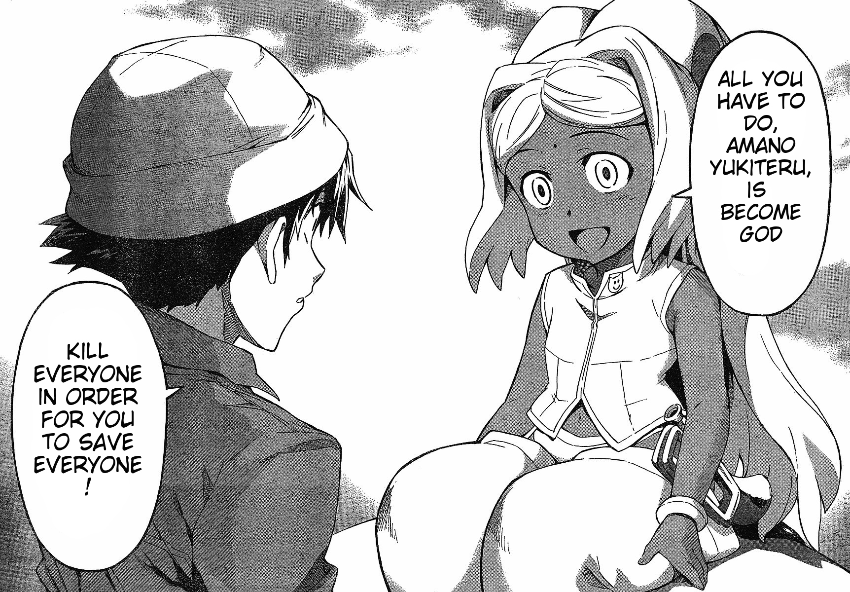 Mirai Nikki Chapter 35 page 32 - Chapter 35: Inverted World