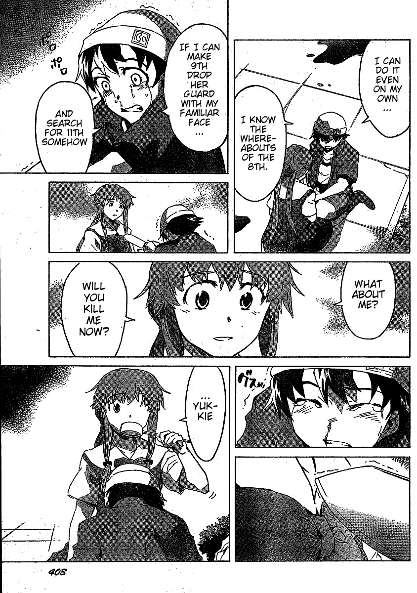 Mirai Nikki Chapter 36 page 13 - Chapter 36: Contract
