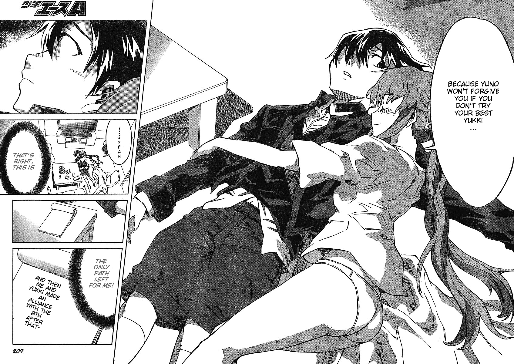 Mirai Nikki Chapter 37 page 10 - Chapter 37: Strike Back
