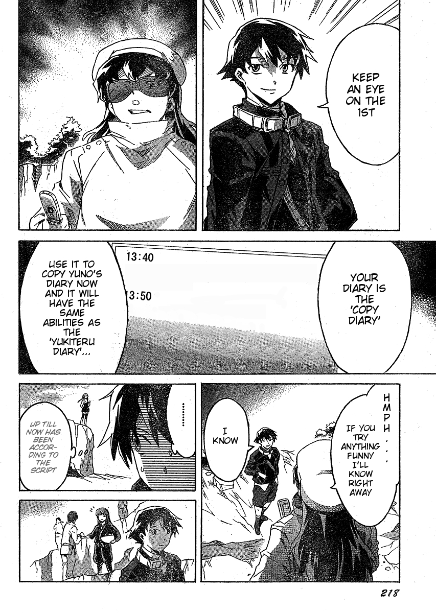 Mirai Nikki Chapter 37 page 18 - Chapter 37: Strike Back