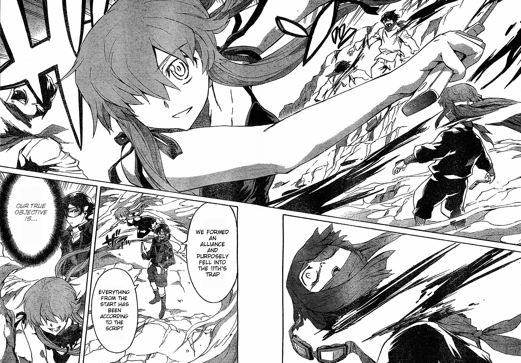 Mirai Nikki Chapter 37 page 32 - Chapter 37: Strike Back