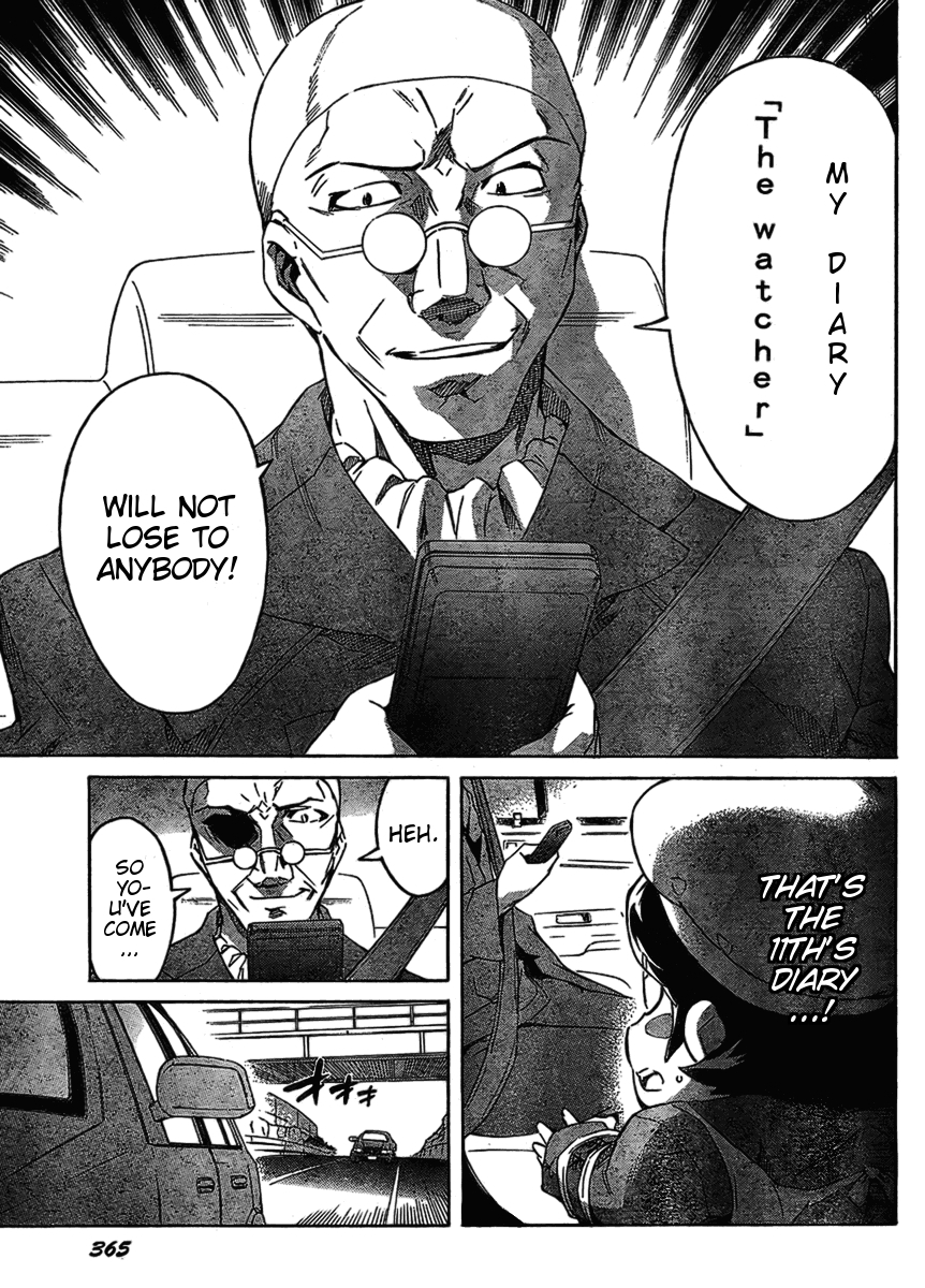 Mirai Nikki Chapter 38 page 15 - Chapter 38: D.N.A.