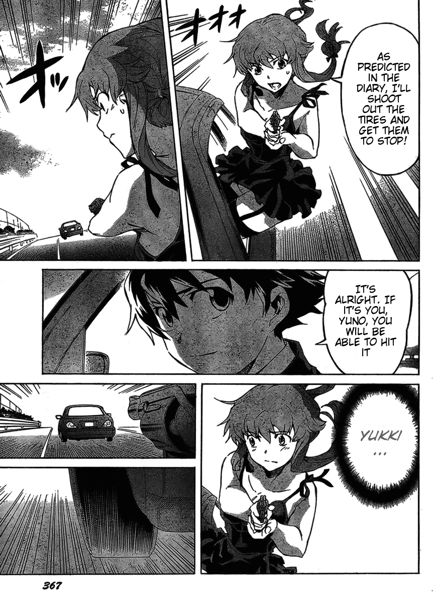 Mirai Nikki Chapter 38 page 17 - Chapter 38: D.N.A.