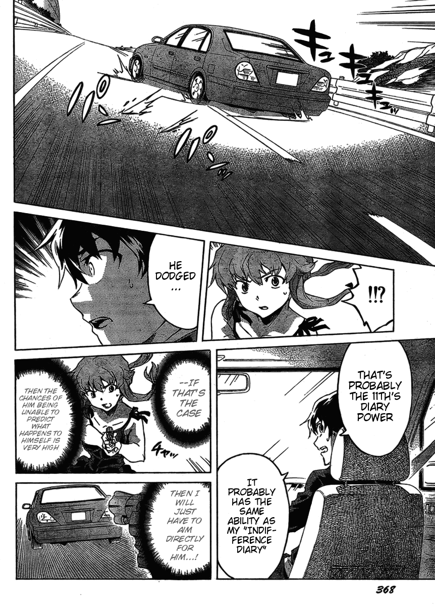 Mirai Nikki Chapter 38 page 18 - Chapter 38: D.N.A.