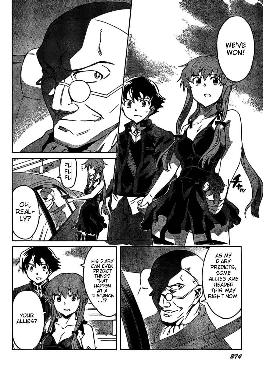 Mirai Nikki Chapter 38 page 23 - Chapter 38: D.N.A.