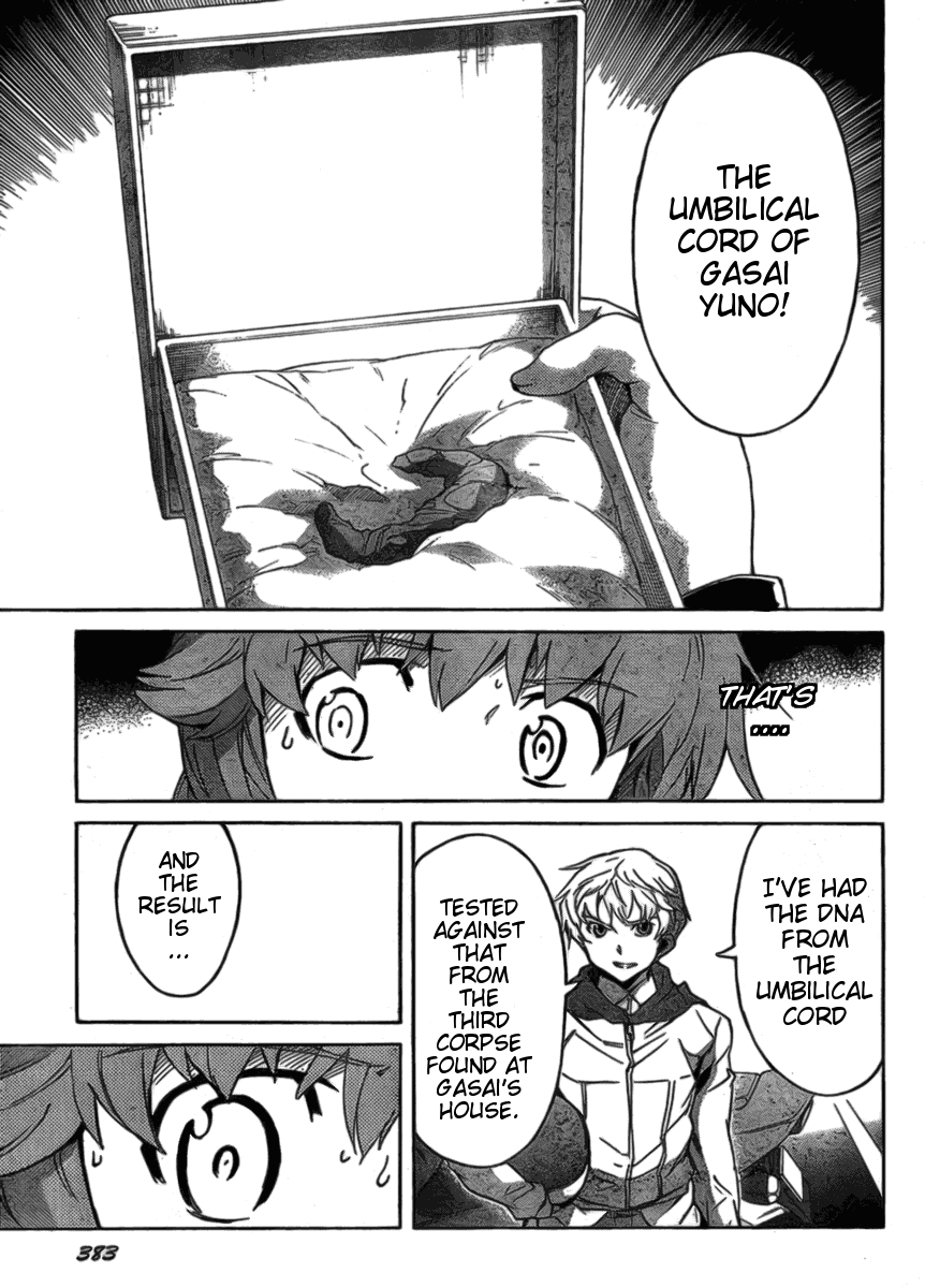 Mirai Nikki Chapter 38 page 31 - Chapter 38: D.N.A.