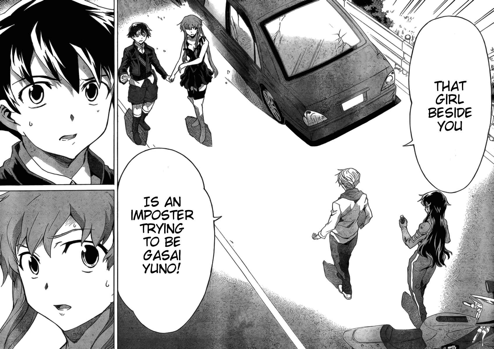 Mirai Nikki Chapter 38 page 34 - Chapter 38: D.N.A.