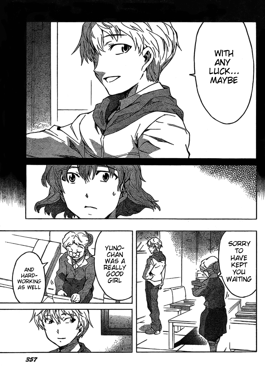 Mirai Nikki Chapter 38 page 7 - Chapter 38: D.N.A.