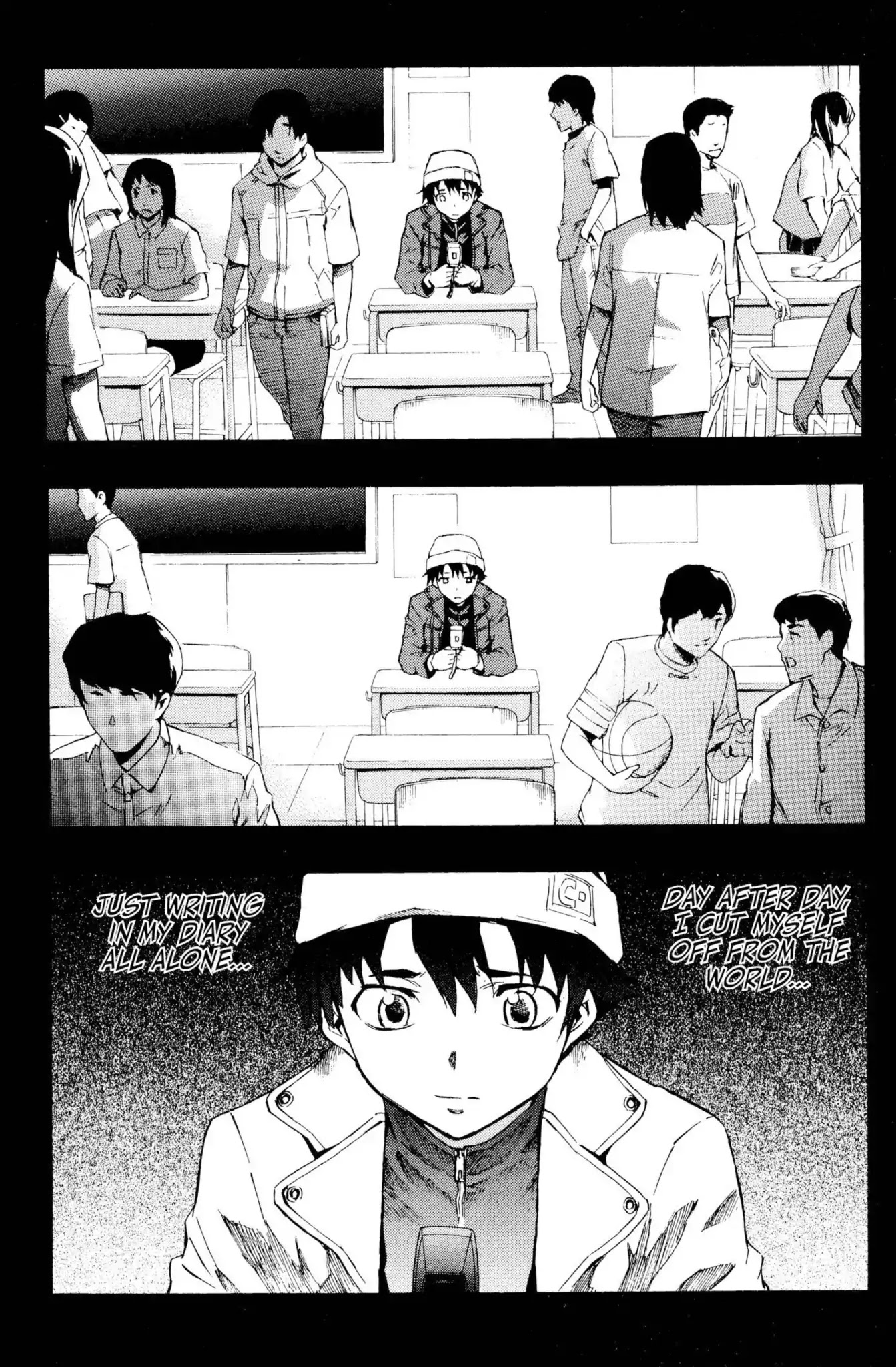 Mirai Nikki Chapter 4 page 12 - Chapter 4: Vol.1 Diary 4: Birth of the Future Alliance