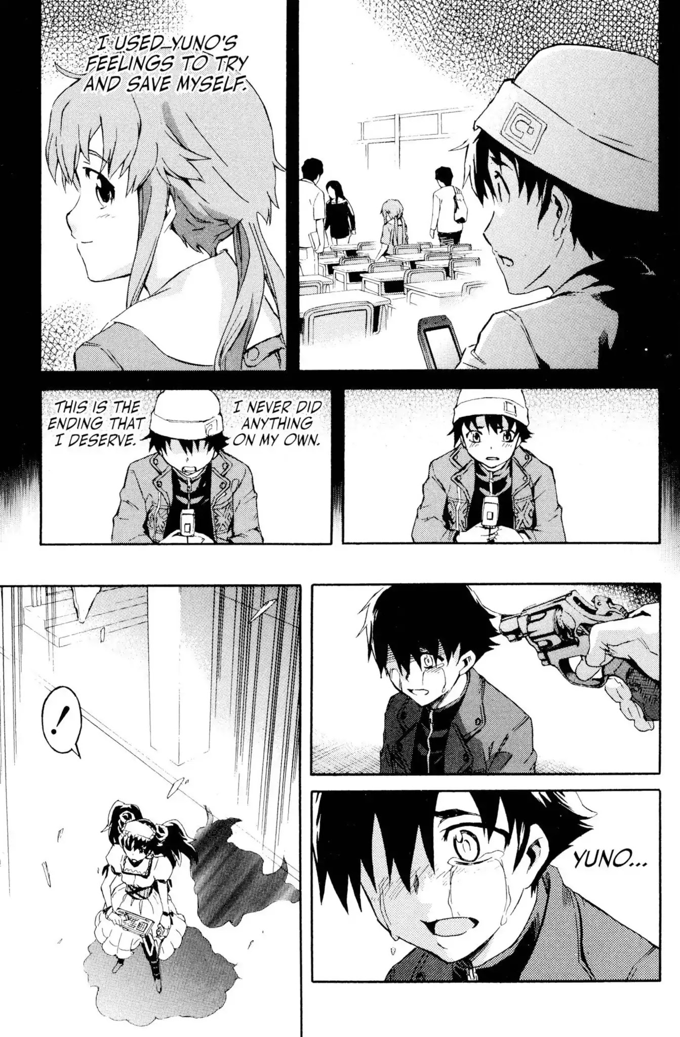 Mirai Nikki Chapter 4 page 13 - Chapter 4: Vol.1 Diary 4: Birth of the Future Alliance