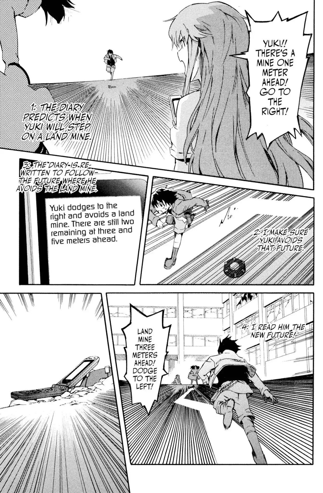 Mirai Nikki Chapter 4 page 23 - Chapter 4: Vol.1 Diary 4: Birth of the Future Alliance