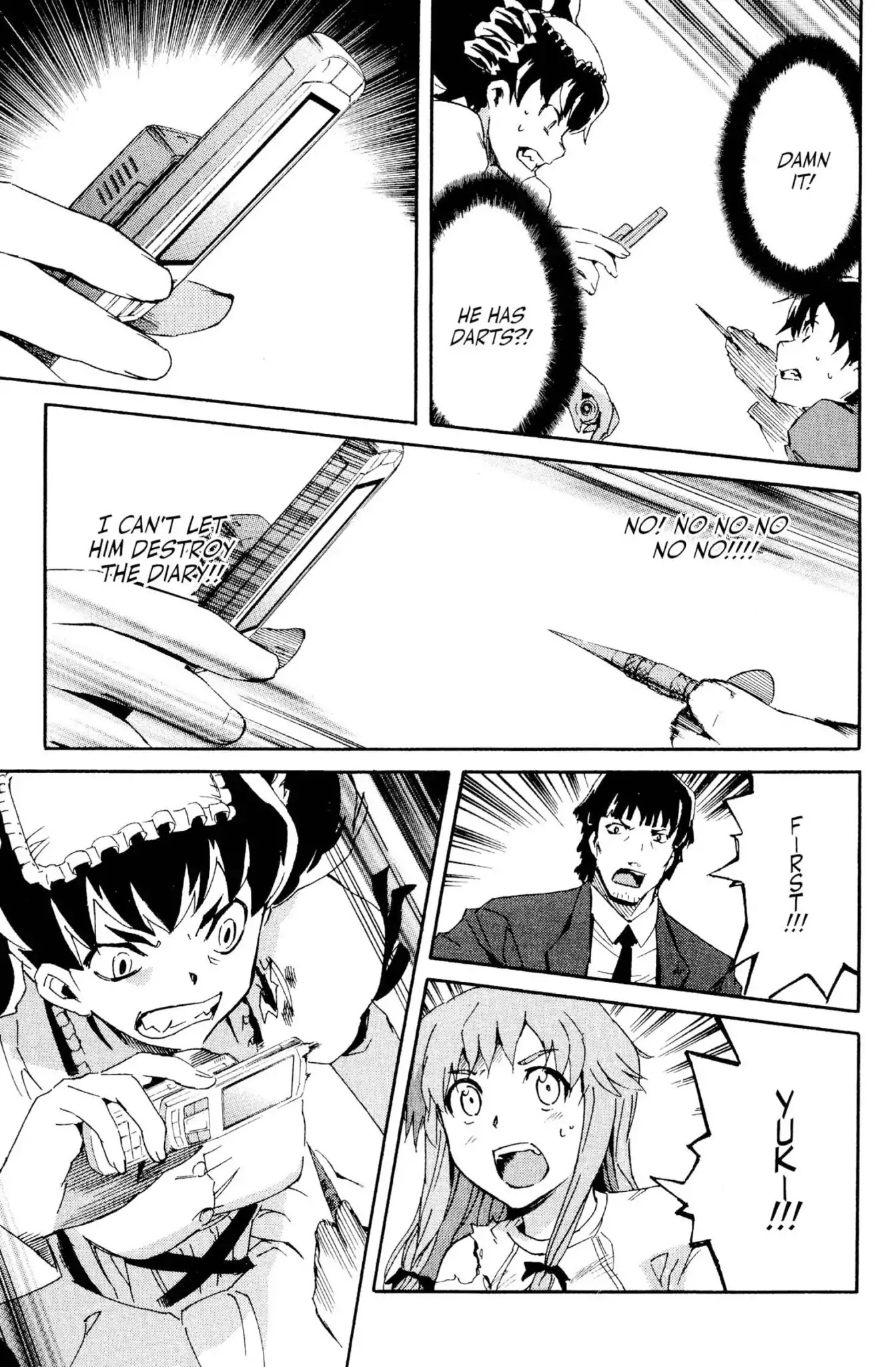 Mirai Nikki Chapter 4 page 33 - Chapter 4: Vol.1 Diary 4: Birth of the Future Alliance